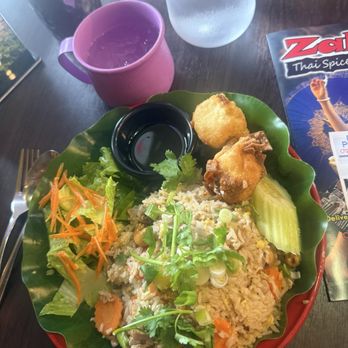 Zabb Thai Spice Kitchen - Pineapple pork fried rice lunch special - Thai Near Me - Las Vegas, Nevada Zabb Thai Spice Kitchen - Pineapple pork fried rice lunch special - Thai Near Me - Las Vegas, Nevada