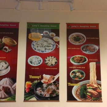 Yang's Dumpling House - Posters on wall - Dim Sum Near Me - Kirkland, Washington