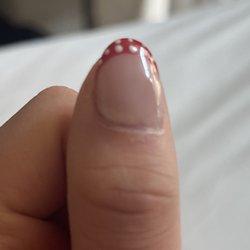 Gel is bubbling at the base