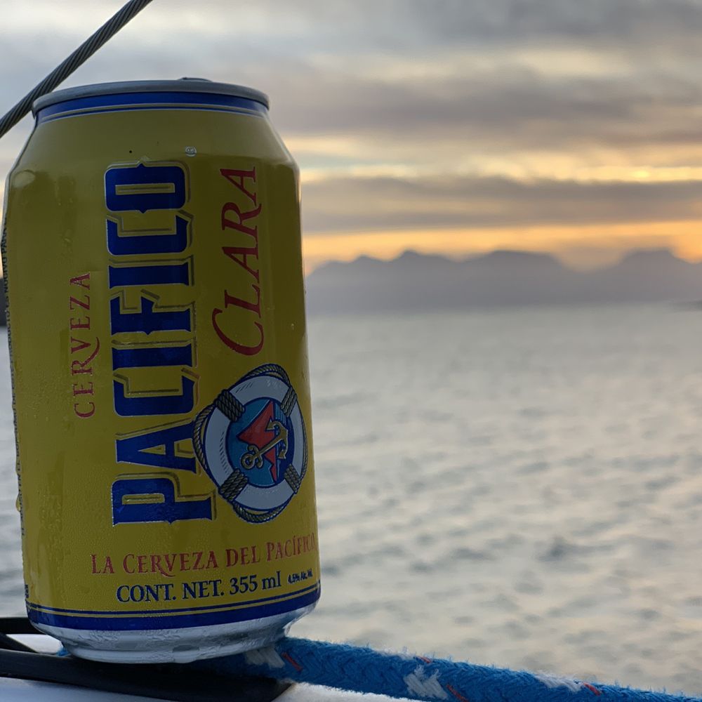 West Coast Multihulls - After finishing sailing for the day, you have the opportunity to relax and enjoy a cool one. This was enjoyed in Bahia Ballandra. - Boat Charters Near Me - San Diego, California West Coast Multihulls - After finishing sailing for the day, you have the opportunity to relax and enjoy a cool one. This was enjoyed in Bahia Ballandra. - Boat Charters Near Me - San Diego, California