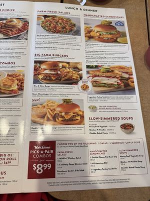 Menu photo 2 Bob Evans Davenport, FL