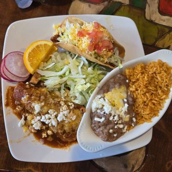 Cantina Azteca - 2 item combo with enchilada and taco. - Mexican Near Me - Carmichael, California