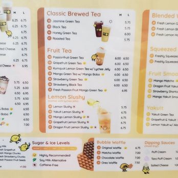 Happy Lemon - Dec 2024 Menu - Bubble Tea Near Me - Pleasanton, California Happy Lemon - Dec 2024 Menu - Bubble Tea Near Me - Pleasanton, California