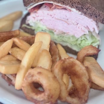 Snooty Fox - Turkey, bacon, Swiss sandwich half portion - Breakfast & Brunch Near Me - Laguna Hills, California Snooty Fox - Turkey, bacon, Swiss sandwich half portion - Breakfast & Brunch Near Me - Laguna Hills, California