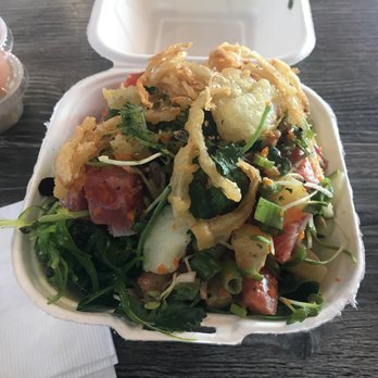 8oz Poke - Small bowl - 2 fish - $9.95 as of 9/6/18 - Poke Near Me - Studio City, California 8oz Poke - Small bowl - 2 fish - $9.95 as of 9/6/18 - Poke Near Me - Studio City, California