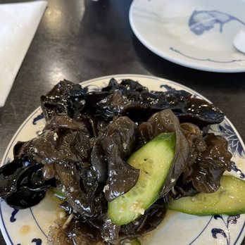Dumpling Depot - Cucumber Salad with Garlic and Black Fungus. Mostly black fungus with few pieces of cucumber. - Dim Sum Near Me - Sunnyvale, California