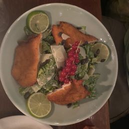 Salad with crispy chicken Salad with crispy chicken