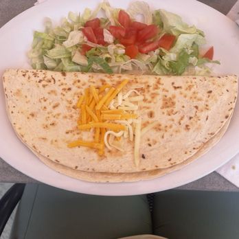 Bar J Chili Parlor - Quesadilla before we cut it and realized none of the cheese was melted - Tex-Mex Near Me - Occoquan, Virginia Bar J Chili Parlor - Quesadilla before we cut it and realized none of the cheese was melted - Tex-Mex Near Me - Occoquan, Virginia