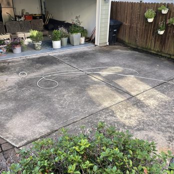 Power Pro Pressure Washing - Driveway in front of garage - Pressure Washers Near Me