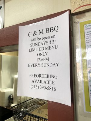Menu photo 2 C&M BBQ Grill Cincinnati, OH