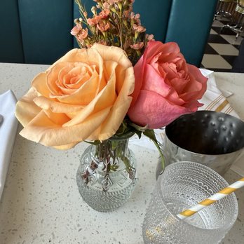 Johnny's - Beautiful fresh flowers throughout the diner. My favorite, lovely touch of class - American Near Me - Half Moon Bay, California Johnny's - Beautiful fresh flowers throughout the diner. My favorite, lovely touch of class - American Near Me - Half Moon Bay, California