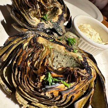 Houston's Restaurant - Grilled artichokes - New American Near Me - Irvine, California Houston's Restaurant - Grilled artichokes - New American Near Me - Irvine, California