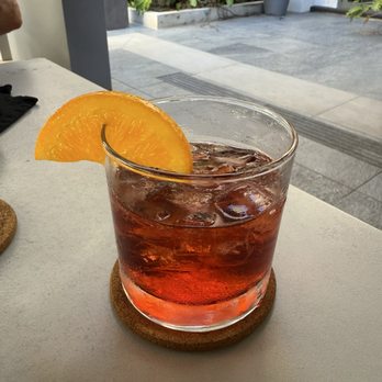 Consular Restaurant & Bar - Coconut Washed Negroni - SUPER bitter - Cocktail Bars Near Me - San Juan, Puerto Rico
