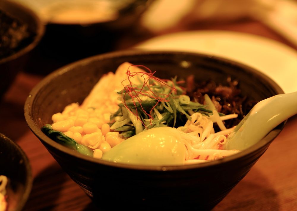 Food from Kokoro Ramen