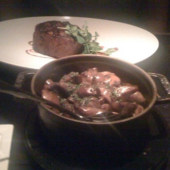 Bourbon Steak - Filet with "magical" mushrooms - Steakhouses Near Me - Washington, DC, District of Columbia Bourbon Steak - Filet with "magical" mushrooms - Steakhouses Near Me - Washington, DC, District of Columbia