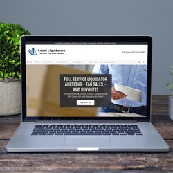 Local Liquidators - Local Liquidators Website Laptop