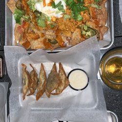 Jax Bar & Kitchen - Buffalo chicken nachos, cheesesteak egg rolls, margarita flatbread