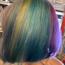 GA GA Hair Lounge - Lovely Susan ( direct dye directly over natural white hair)