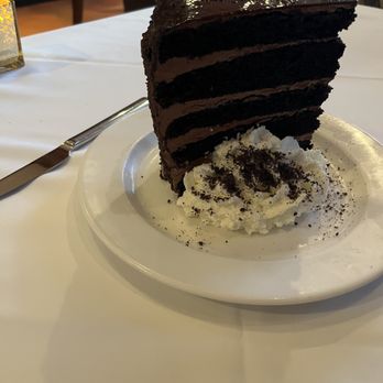 Rails Steakhouse - 10 layer chocolate cake - Steakhouses Near Me - Towaco, New Jersey Rails Steakhouse - 10 layer chocolate cake - Steakhouses Near Me - Towaco, New Jersey
