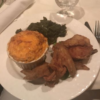 Delta's - Southern fried chicken with Collard Greensand Baked Mac & Cheese - Soul Food Near Me - New Brunswick, New Jersey Delta's - Southern fried chicken with Collard Greensand Baked Mac & Cheese - Soul Food Near Me - New Brunswick, New Jersey