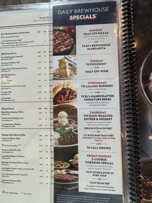 Menu photo 3 BJ's Restaurant & Brewhouse Tracy, CA Menu photo 3 BJ's Restaurant & Brewhouse Tracy, CA
