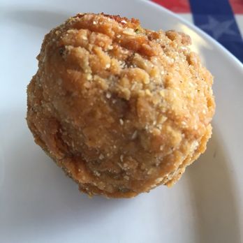 T-Bone Tom's - Boudain Balls app - 4 of these ball for 6.99 - Barbeque Near Me - Kemah, Texas