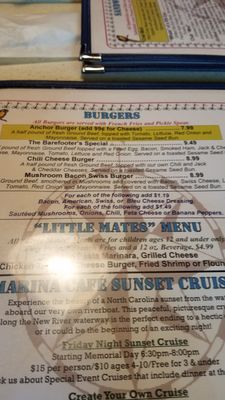 Menu photo 5 Captain Bob Beck's Marina Cafe Jacksonville, NC