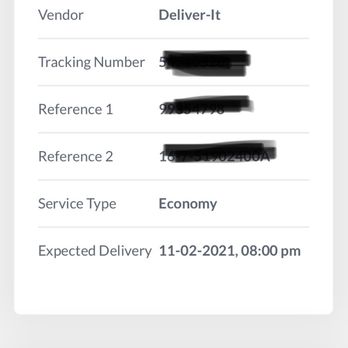 Deliver It! - It's marked as delivered here, but the next photo shows a package-free door. - Couriers & Delivery Services Near Me