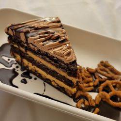 Mountain Pass Sports Bar - PB Pretzel Chocolate Cake