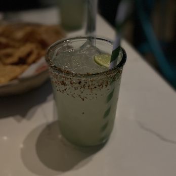 Taco Co - House Marg with tajin on the rim - Tacos Near Me - Omaha, Nebraska Taco Co - House Marg with tajin on the rim - Tacos Near Me - Omaha, Nebraska