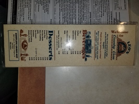 Menu photo 2 Leo's Country Oven Madison Heights, MI Menu photo 2 Leo's Country Oven Madison Heights, MI