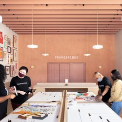 Framebridge - Ask an associate for help about pricing or what would work best for your art.