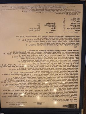 Menu photo 5 Bacari North Park San Diego, CA