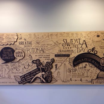 lululemon athletica - Gorgeous DC sign on the way up to the studio. - Yoga Near Me - Washington, DC, District of Columbia