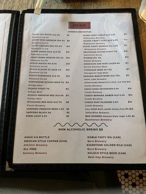 Menu photo 5 Far Bar Los Angeles, CA