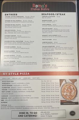 Menu photo 6 Roma’s Italian Bistro Anna, TX Menu photo 6 Roma’s Italian Bistro Anna, TX