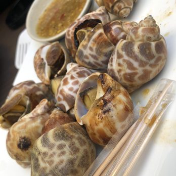 Paula's Thai Kitchen - Grilled snails was delicious and the sauce - Thai Near Me - Chicago, Illinois Paula's Thai Kitchen - Grilled snails was delicious and the sauce - Thai Near Me - Chicago, Illinois