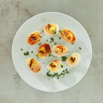 Katie's Plates - a plate of deviled eggs - Food Delivery Services Near Me - Birmingham, Alabama Katie's Plates - a plate of deviled eggs - Food Delivery Services Near Me - Birmingham, Alabama