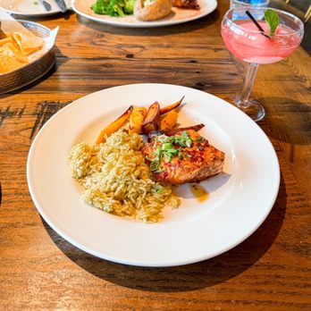 Ghost Ranch - Chimayo Chile Salmon, prickly pear frozen-rita - Cocktail Bars Near Me - Tempe, Arizona Ghost Ranch - Chimayo Chile Salmon, prickly pear frozen-rita - Cocktail Bars Near Me - Tempe, Arizona