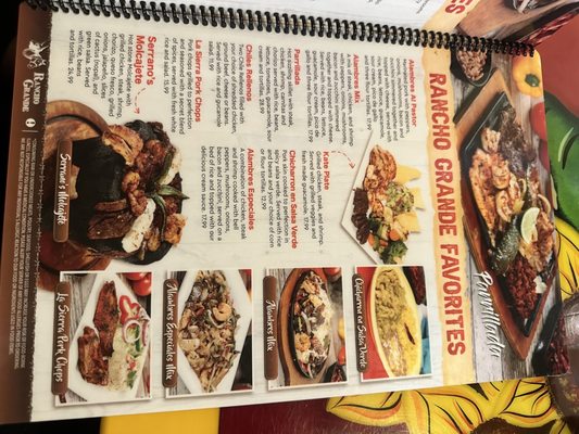 Menu photo 4 Rancho Grande Madison, FL