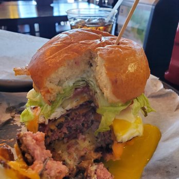 Gov's Fusion Cantina - Truffle Burger with a fried egg! Follow for more food: http://instagram.com/oh.noms - Burgers Near Me - Chapel Hill, North Carolina Gov's Fusion Cantina - Truffle Burger with a fried egg! Follow for more food: http://instagram.com/oh.noms - Burgers Near Me - Chapel Hill, North Carolina