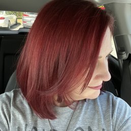 Syd in new red w fresh cut