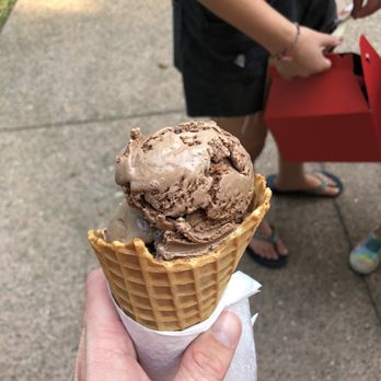 The Cookie Cabin Creamery - Chocolate in a waffle cone - Food Trucks Near Me The Cookie Cabin Creamery - Chocolate in a waffle cone - Food Trucks Near Me