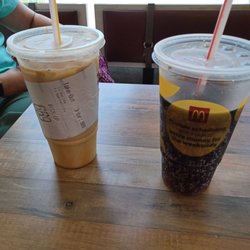 McDonald's - Caramel cold brown & diet Coke.