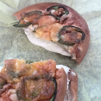 Donut Basket - Jalapeños bagel with cream cheese - Donuts Near Me - San Jose, California Donut Basket - Jalapeños bagel with cream cheese - Donuts Near Me - San Jose, California