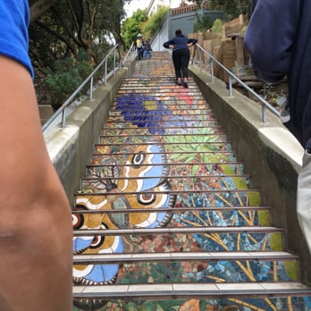 Hidden Garden Steps - Public Art Near Me - San Francisco, California Hidden Garden Steps - Public Art Near Me - San Francisco, California