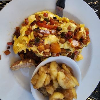 Victorian Cafe - Duck omelette and apples - Breakfast & Brunch Near Me - Bend, Oregon Victorian Cafe - Duck omelette and apples - Breakfast & Brunch Near Me - Bend, Oregon
