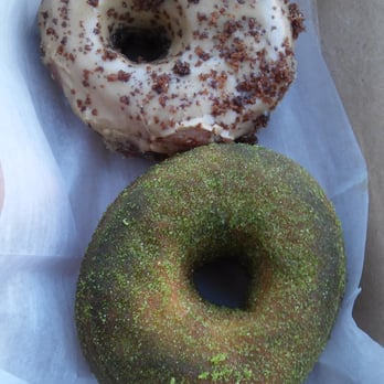 Dough - Russian spice cake, and Matcha rolled with sugar. Love these different flavors. - Desserts Near Me - New York, New York