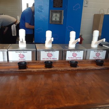 Sarcastic Swine BBQ - Your sauce choices - Barbeque Near Me - Abington, Massachusetts