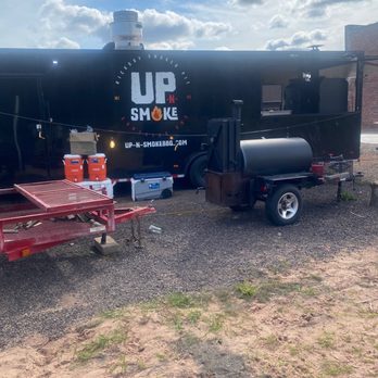 UP-N-Smoke BBQ - ows a smoker and trailer - Food Trucks Near Me - Ironwood, Michigan UP-N-Smoke BBQ - ows a smoker and trailer - Food Trucks Near Me - Ironwood, Michigan
